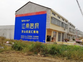 上高农村墙体广告在不同形式上面展现的不同特色
