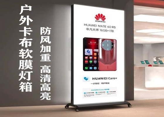 上高户外防水灯箱的应用特点及适用范围。