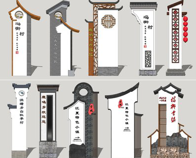 上高美丽乡村标识标牌有哪些分类？