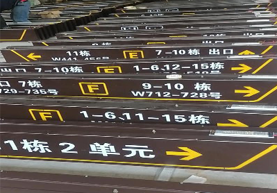 上高广告标识中，常见的几种安装方式。