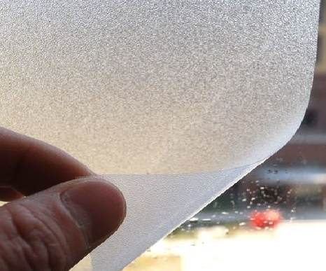 上高玻璃门外面粘广告用什么材料好？